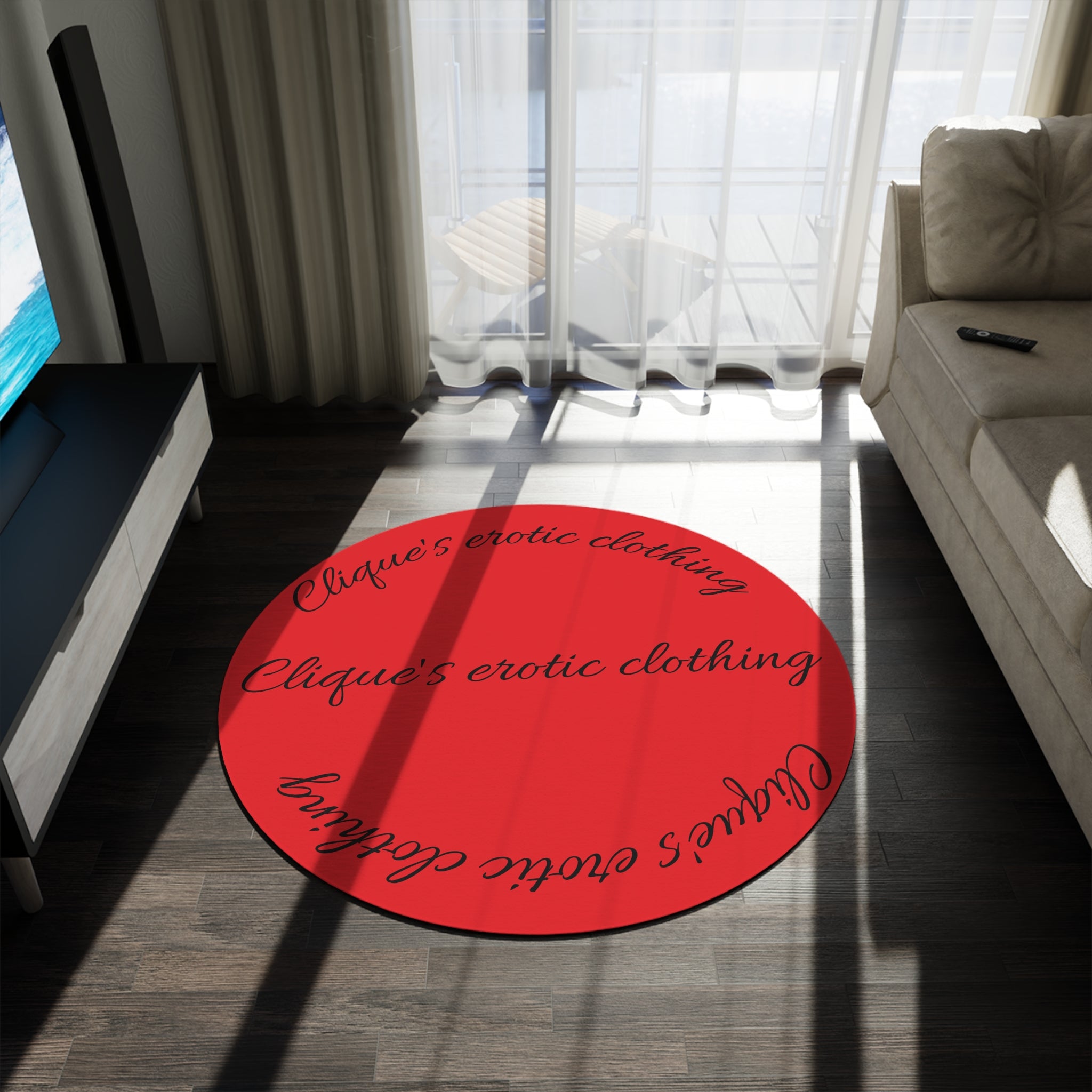 Red Signature Script rug