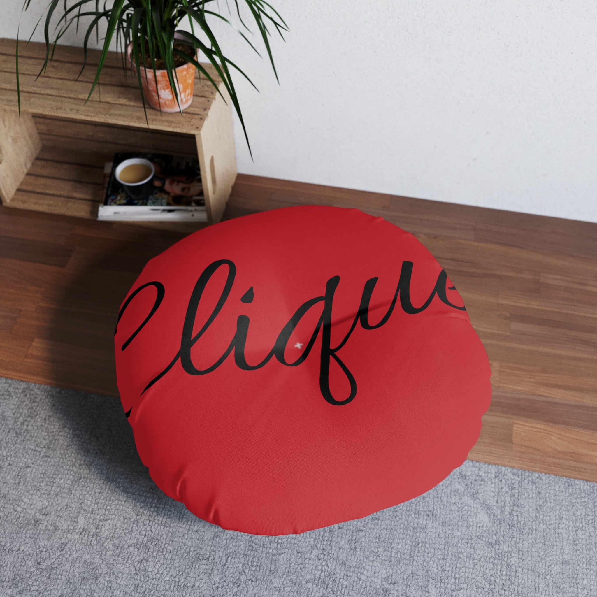 Red Signature Floor Pillow